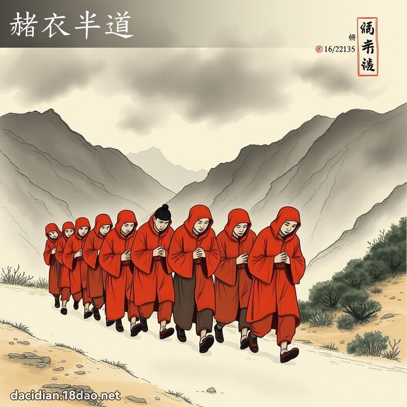 赭衣半道 配图