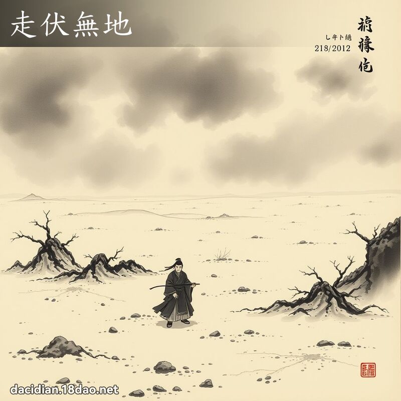 走伏无地 配图