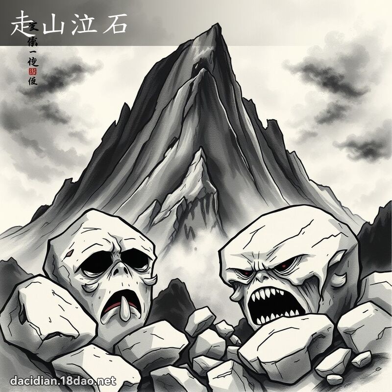 走山泣石 配图