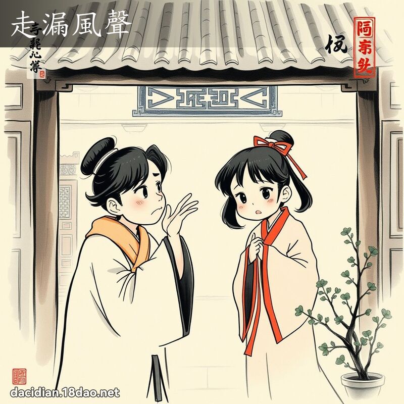 走漏风声 配图