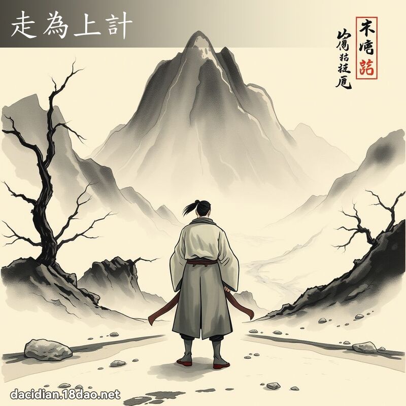 走为上计 配图