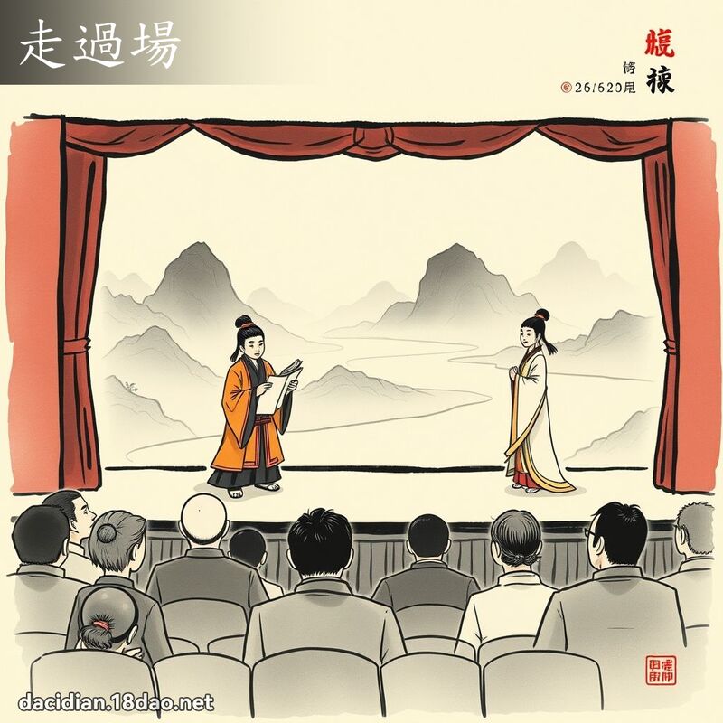 走过场 配图