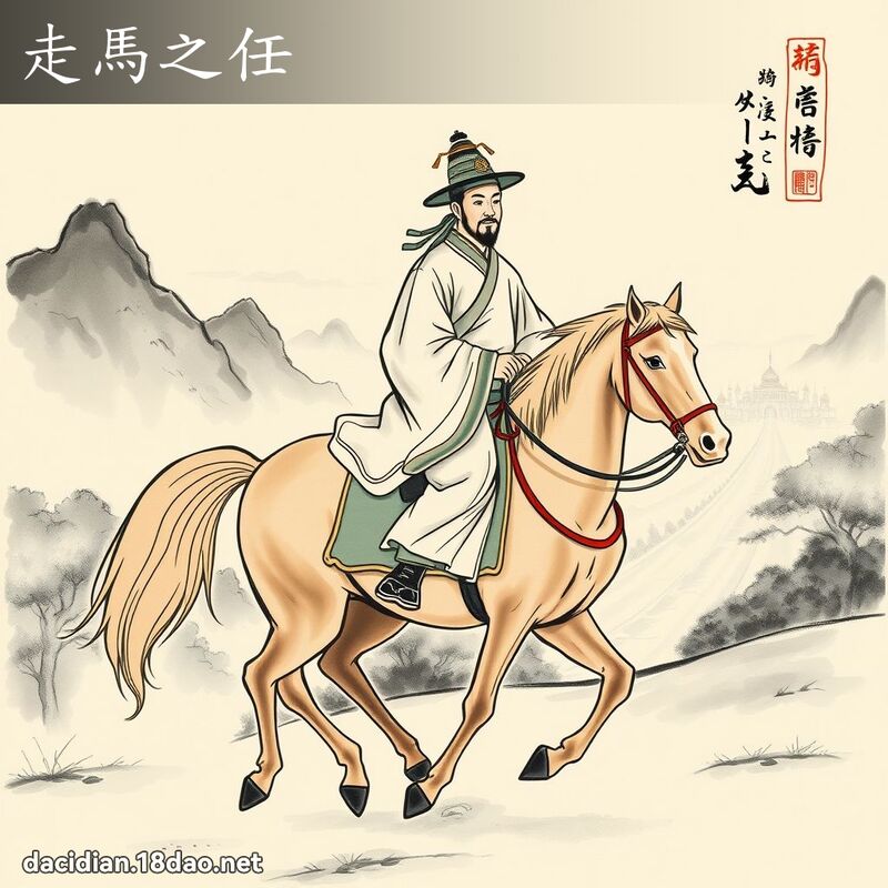 走马之任 配图