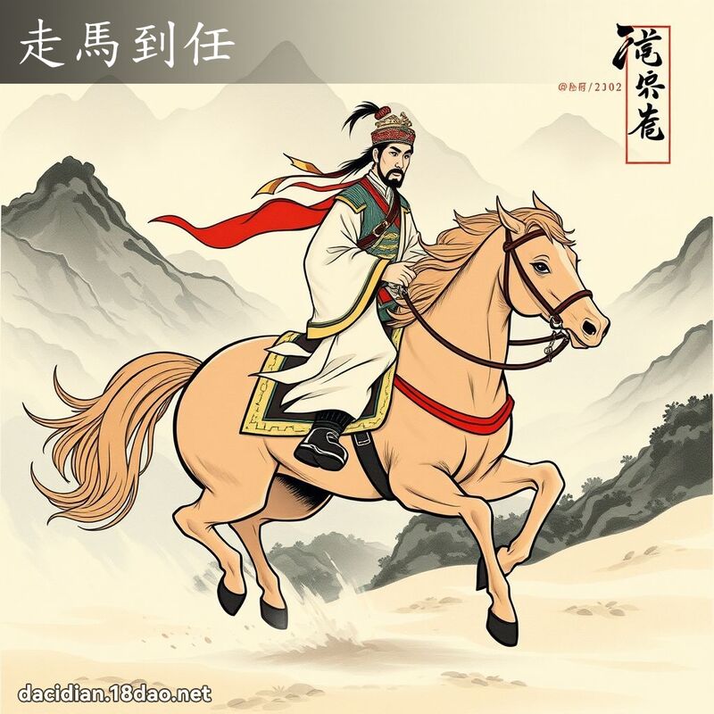 走马到任 配图