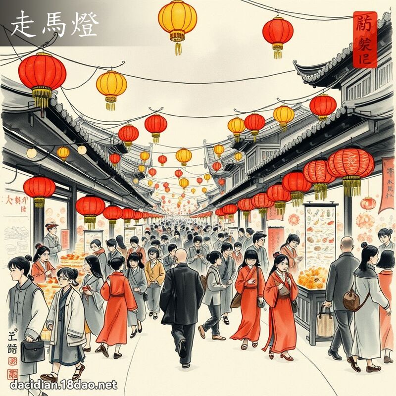 走马灯 配图
