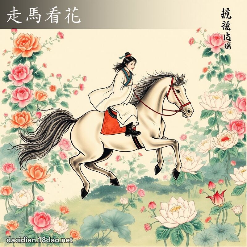 走马看花 配图