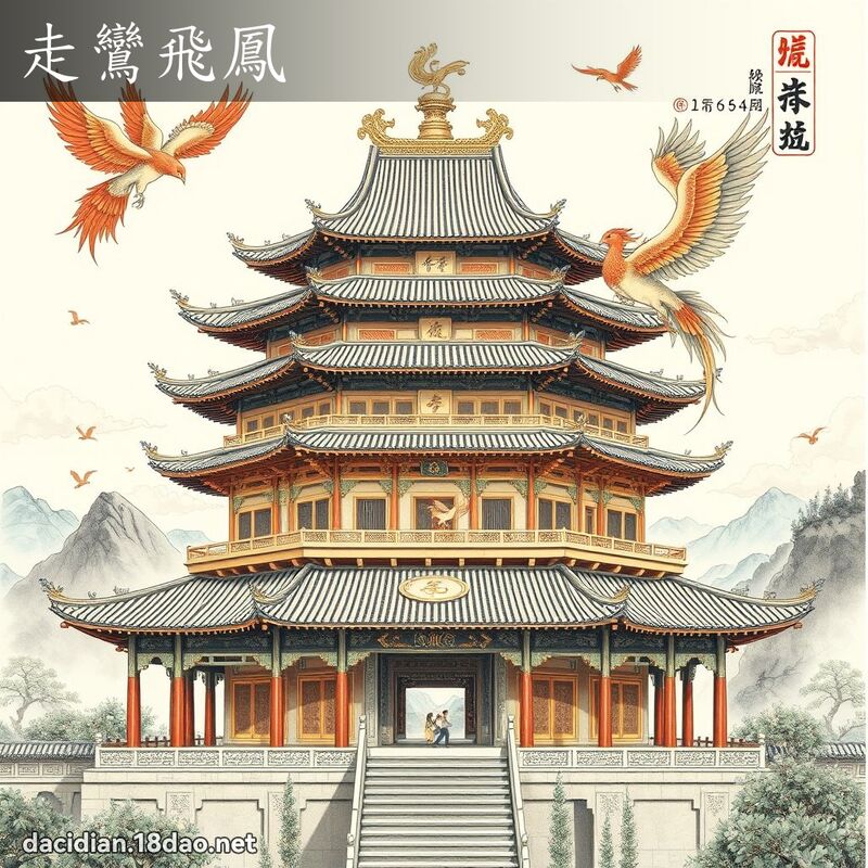 走鸾飞凤 配图
