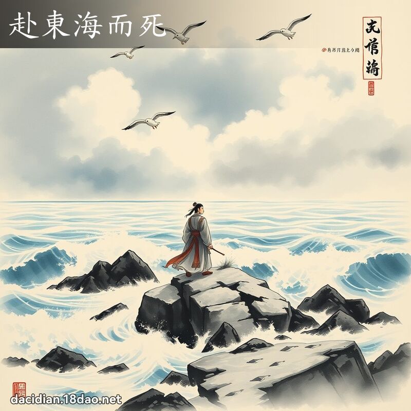 赴东海而死 配图