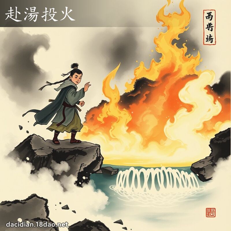 赴汤投火 配图