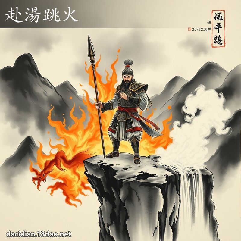 赴汤跳火 配图