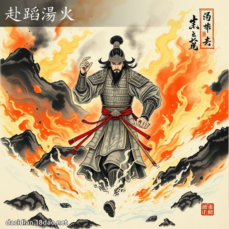 赴蹈汤火 配图