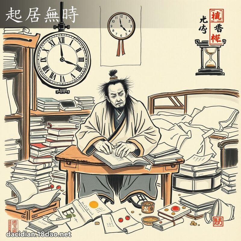 起居无时 配图