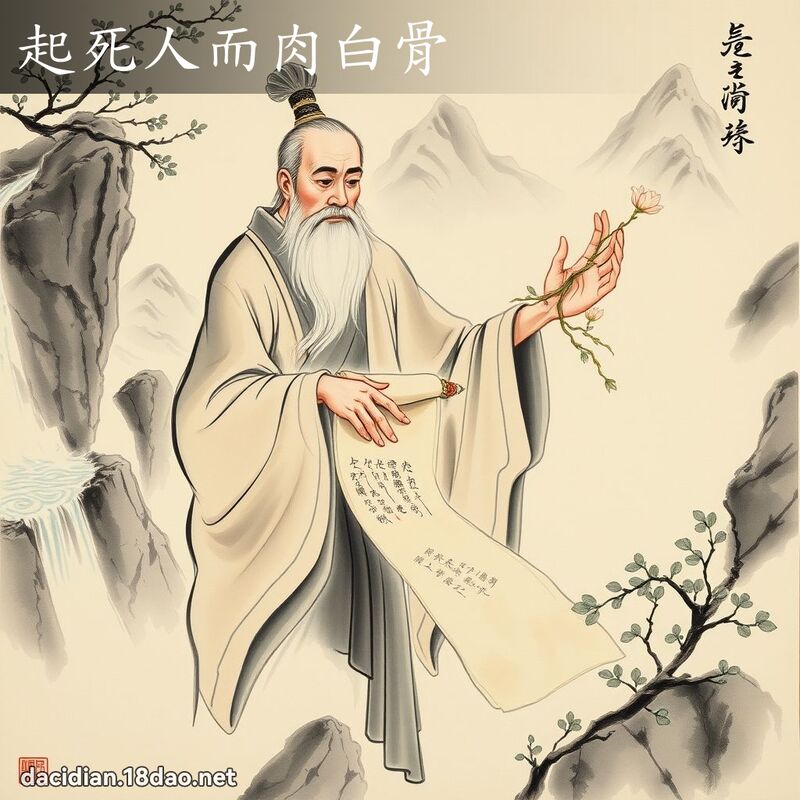 起死人而肉白骨 配图