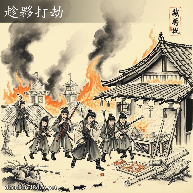 趁伙打劫 配图
