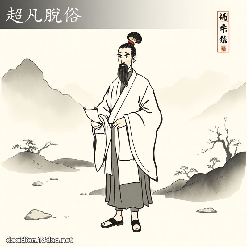 超凡脱俗 配图