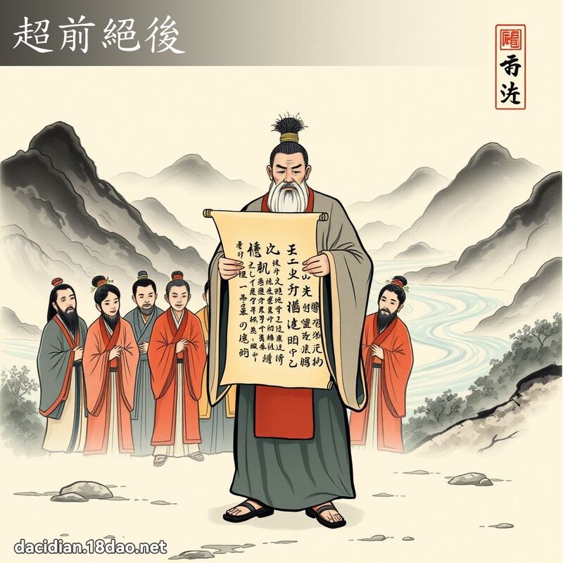超前绝后 配图