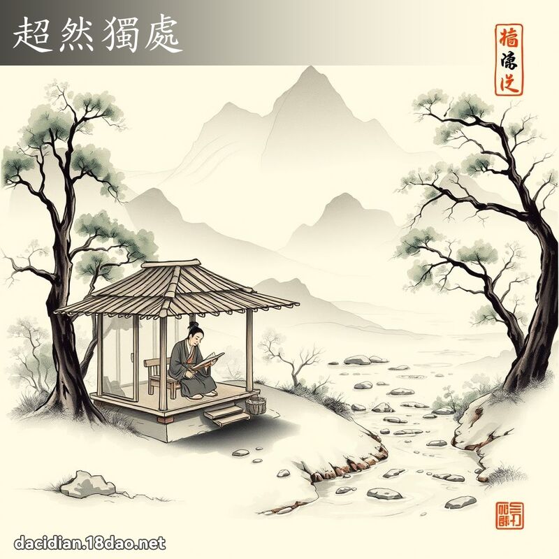 超然独处 配图