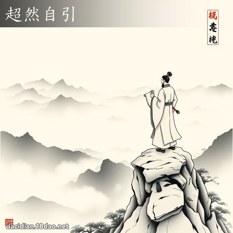 超然自引 配图