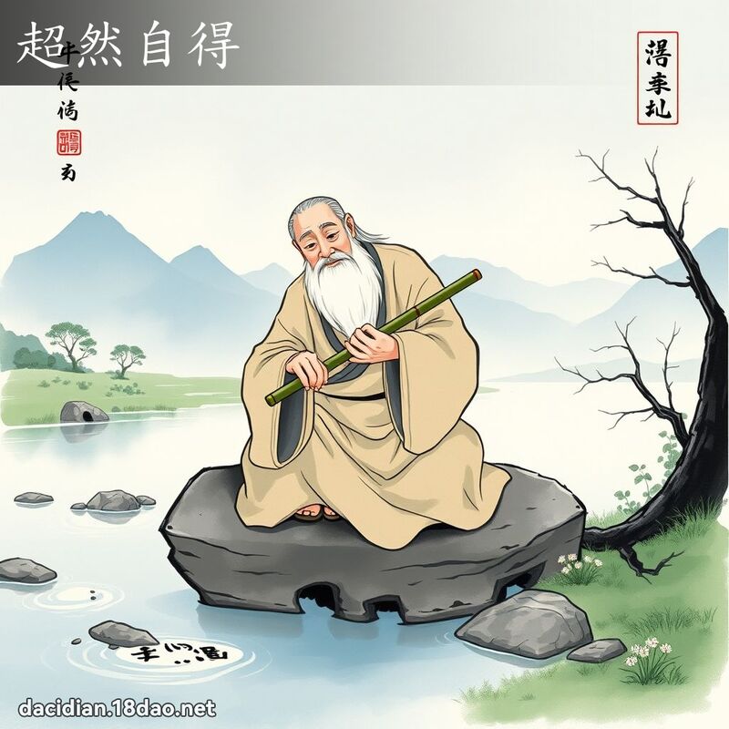 超然自得 配图