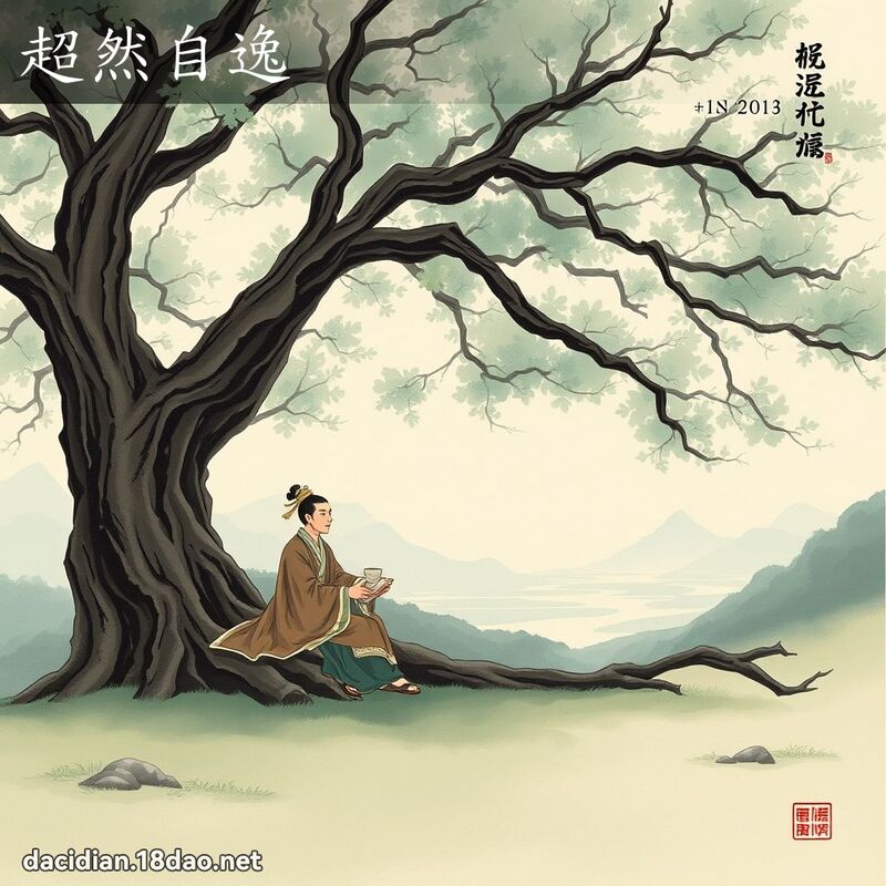 超然自逸 配图