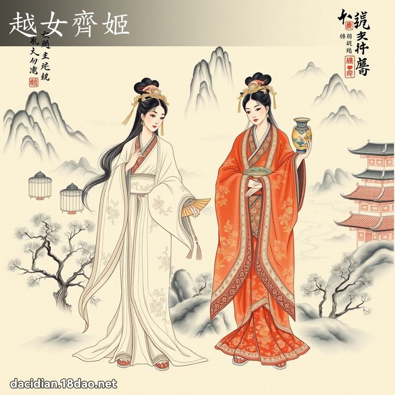 越女齐姬 配图