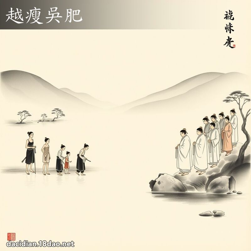 越瘦吴肥 配图