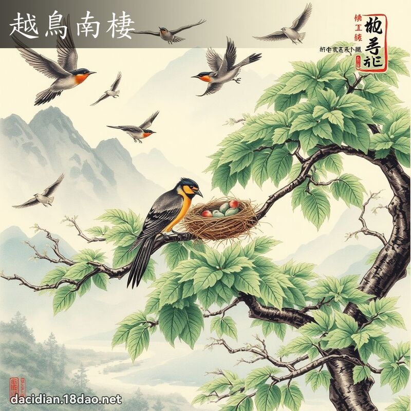 越鸟南棲 配图