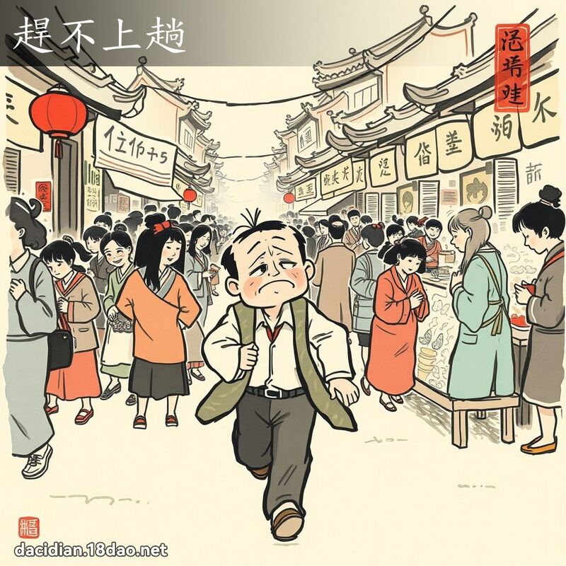 赶不上趟 配图