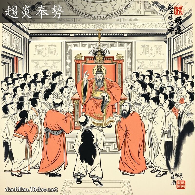 趋炎奉势 配图