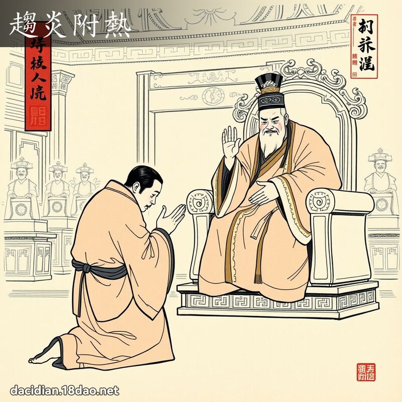 趋炎附热 配图