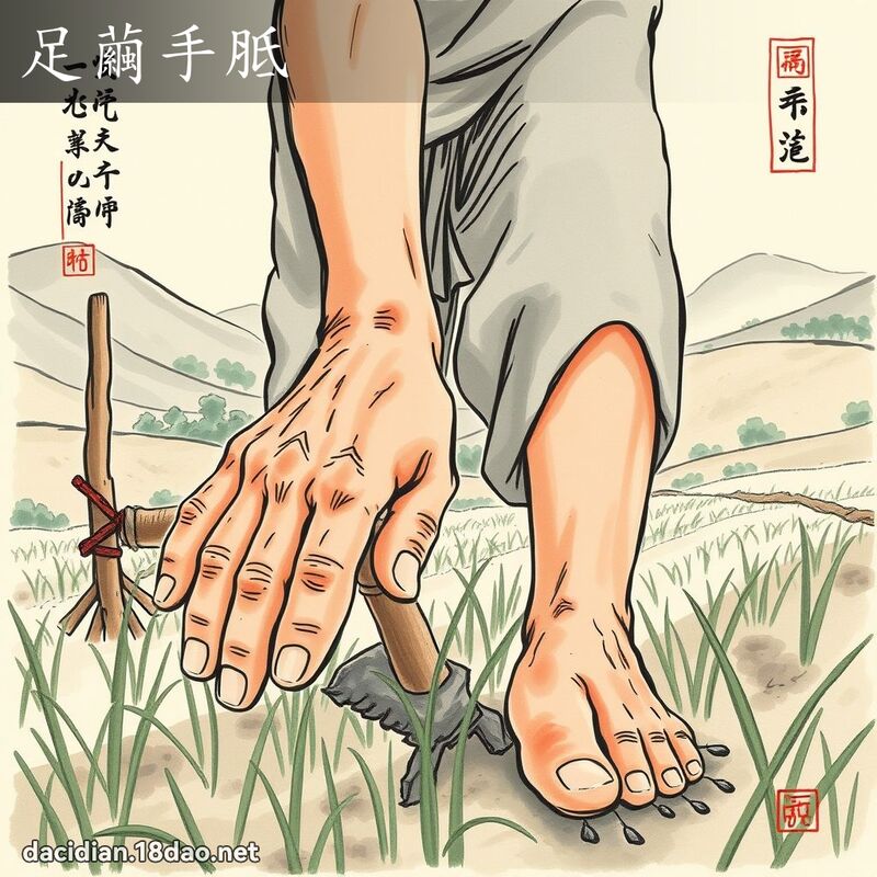 足茧手胝 配图