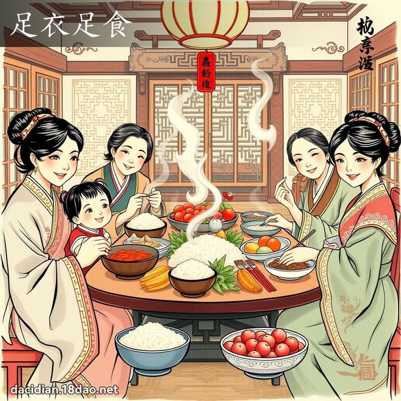 足衣足食 配图