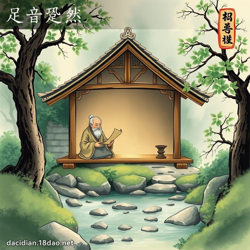 足音跫然 配图