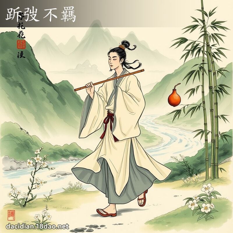 跅弢不羈 配图