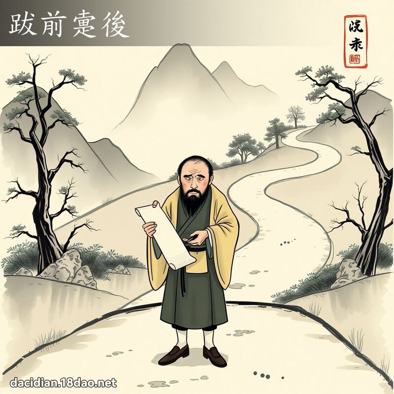跋前疐后 配图
