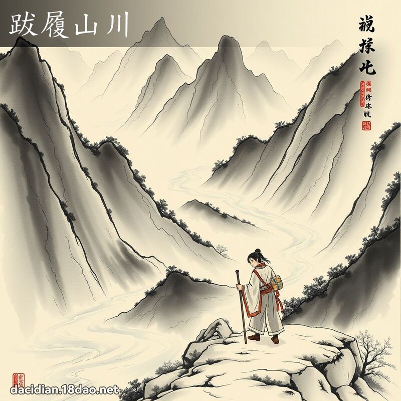跋履山川 配图