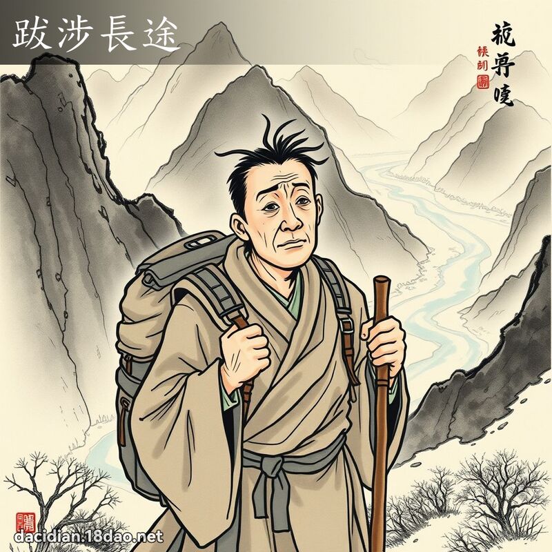 跋涉长途 配图