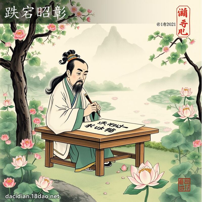 跌宕昭彰 配图