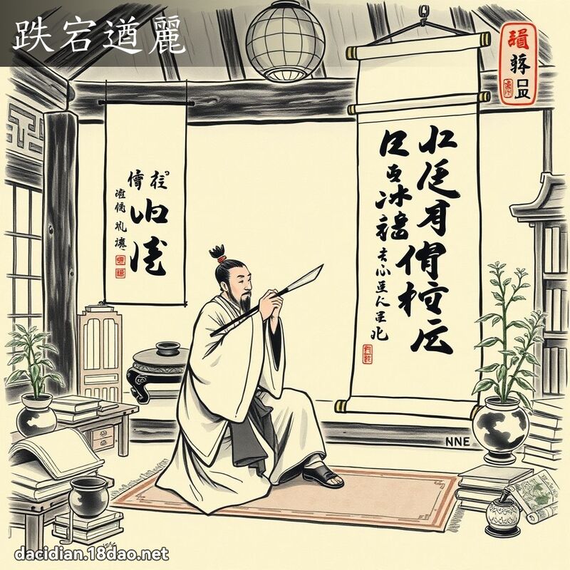 跌宕遒丽 配图