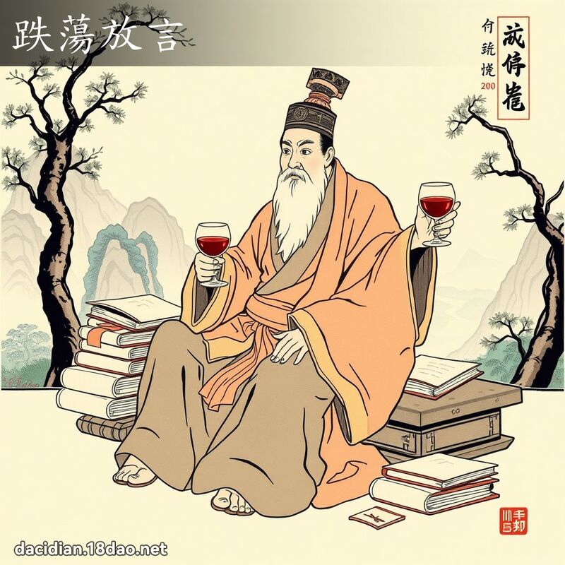 跌荡放言 配图