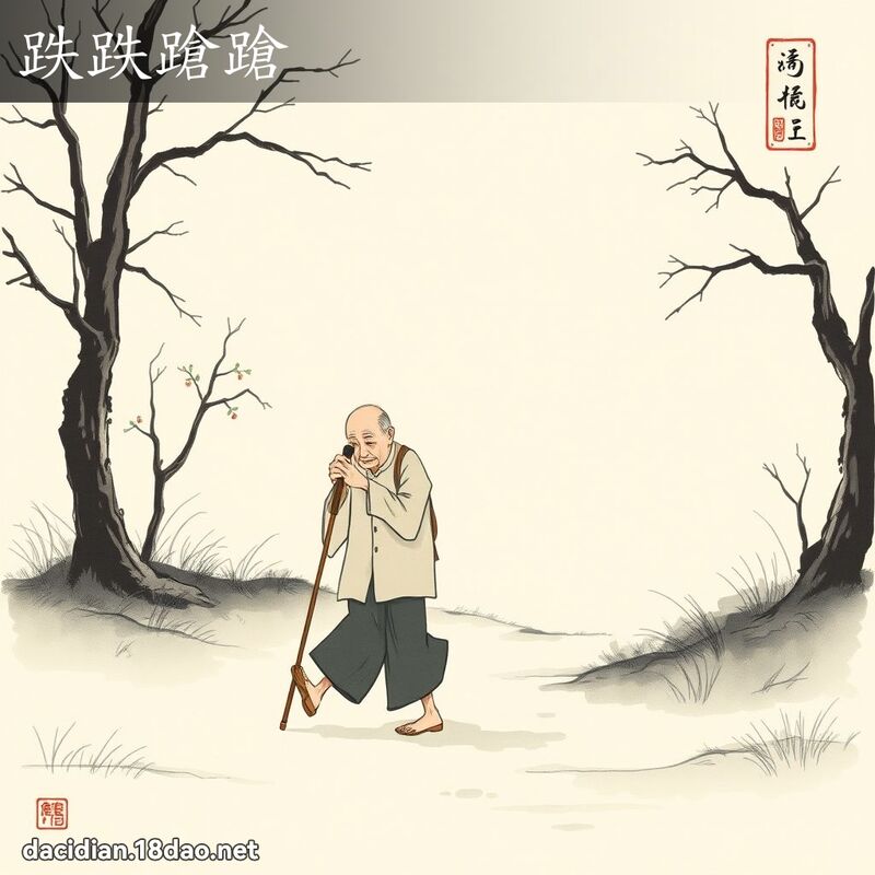 跌跌蹌蹌 配图