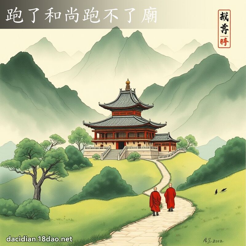 跑了和尚跑不了庙 配图