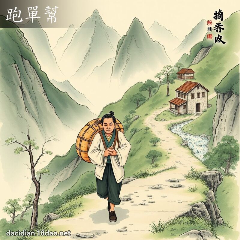 跑单帮 配图