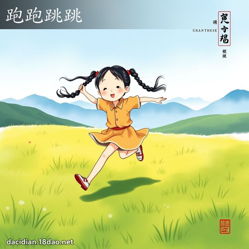 跑跑跳跳 配图
