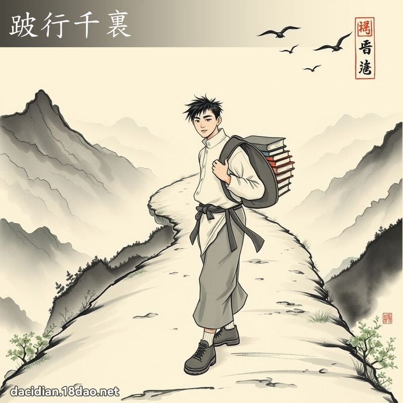 跛行千裏 配图