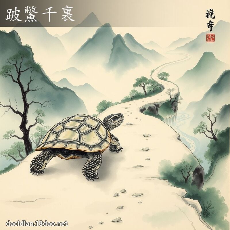 跛鱉千裏 配图