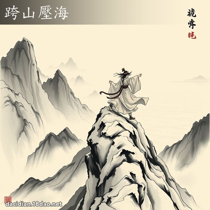 跨山压海 配图