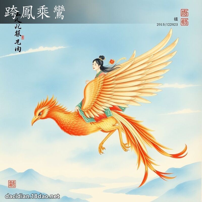 跨凤乘鸾 配图