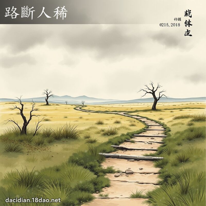 路断人稀 配图