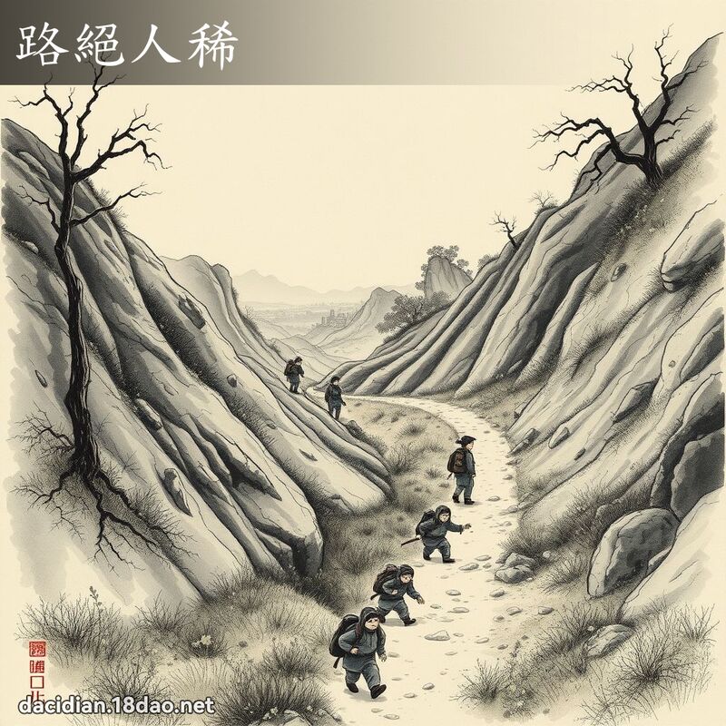 路绝人稀 配图